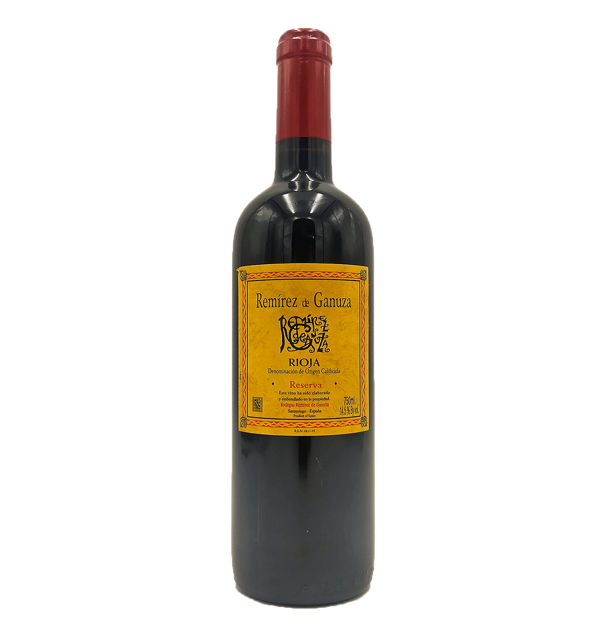 premium rioja red wine Ramirez de Ganuza Reserva Palma