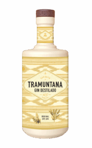 700ML - TRAMUNTANA - MOCK UP - DRY GIN - TRANSP Mallorca gin: Herbs, citrus, wildflowers & more local botanicals create unique Mediterranean flavors. Artisanal production.