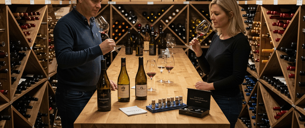 What are the three aromas in the wine?