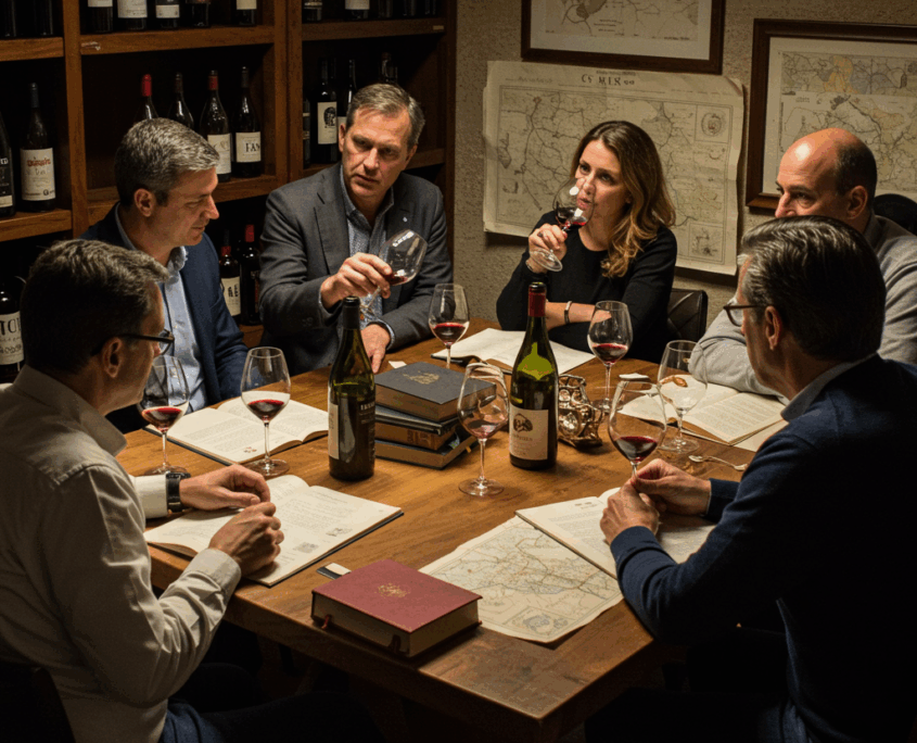 wine experts in mallorcan wine shop palma